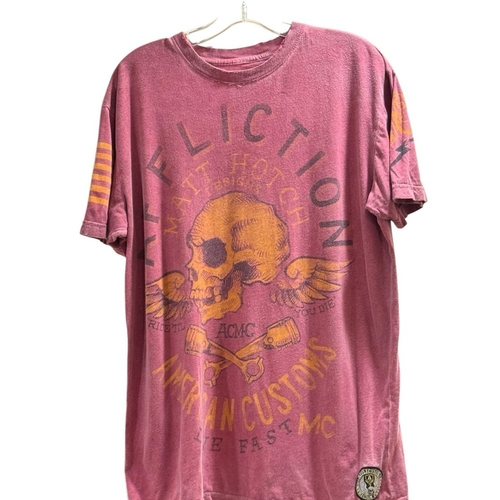 Affliction American Customs Men's T-Shirt Size Large Comfy